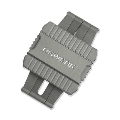 UR-103 Folding Clasp Titanium Rubber Strap