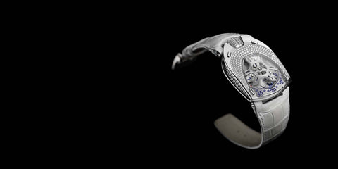 UR-106 White Lotus
Steel/titanium  with white diamonds
2015